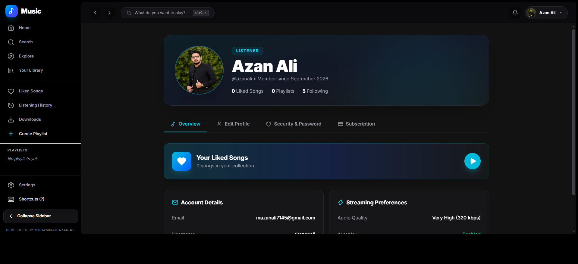 Music Streaming App screenshot 4
